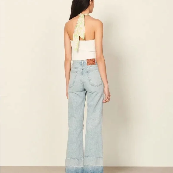 White Halter Neck Women's Top - Picture 3 of 4